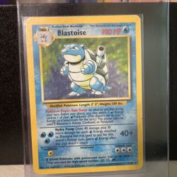 Blastoise From Pokémon Base Set 1999