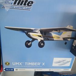 E-flite UMX Timber X RC Airplane bind and fly brand new