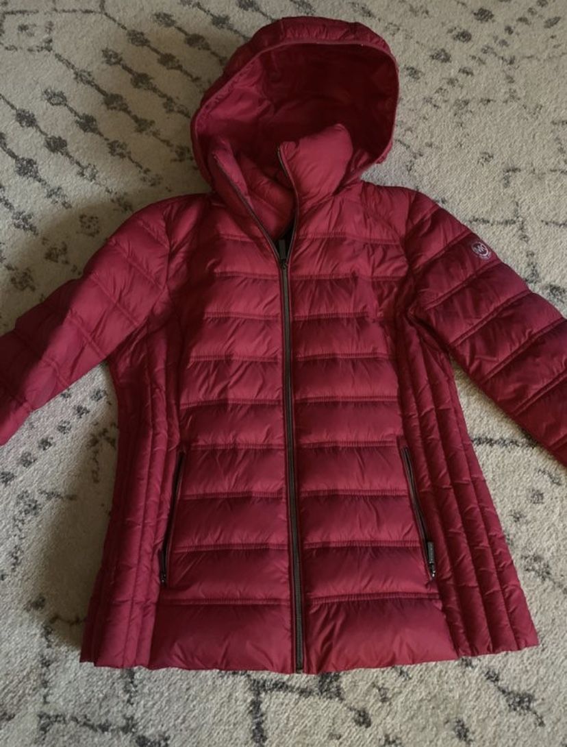 Pink Michael Kors down jacket