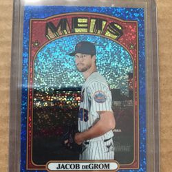 Jacob DeGrom Blue Sparkle