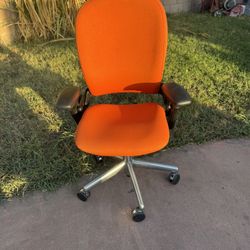 Steelcase Orange Office Chair 