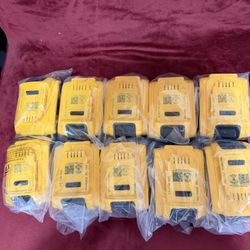 DEWALT 20V MAX Premium LithiumIon 4.0Ah Battery  The 10 batteries cost $380 The price is not negotiable.