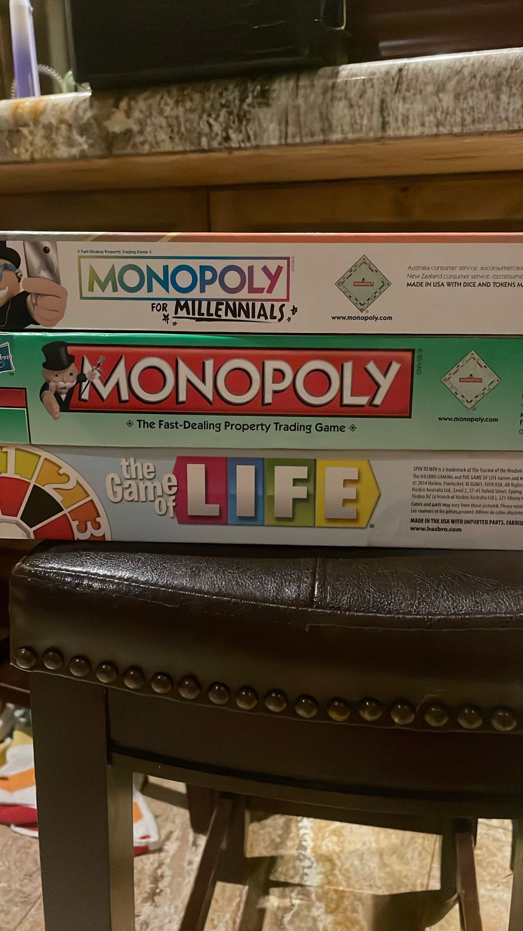 Monopoly board games