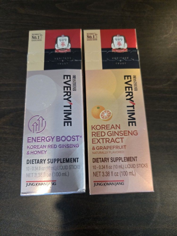 Everytime energy boost korean red ginseng - Jung Kwan Jang