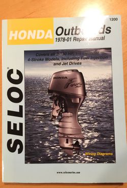 Honda Outboard Repair Manual. NEW