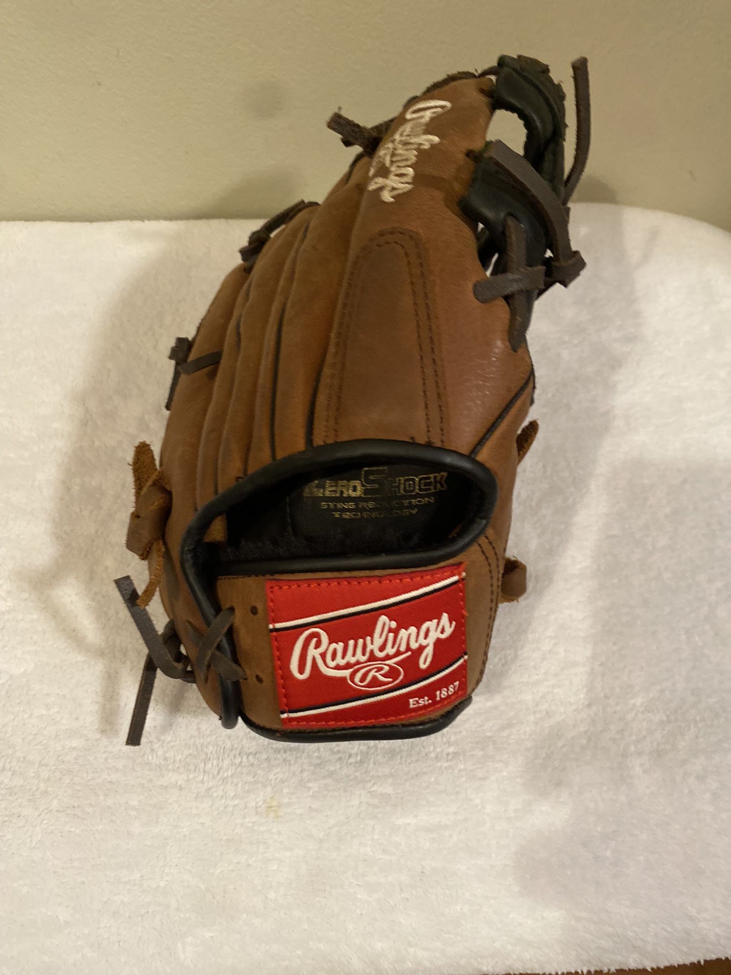 Used Rawlings Premium Series Left Hand Throw Outfield Baseball Glove 12" 