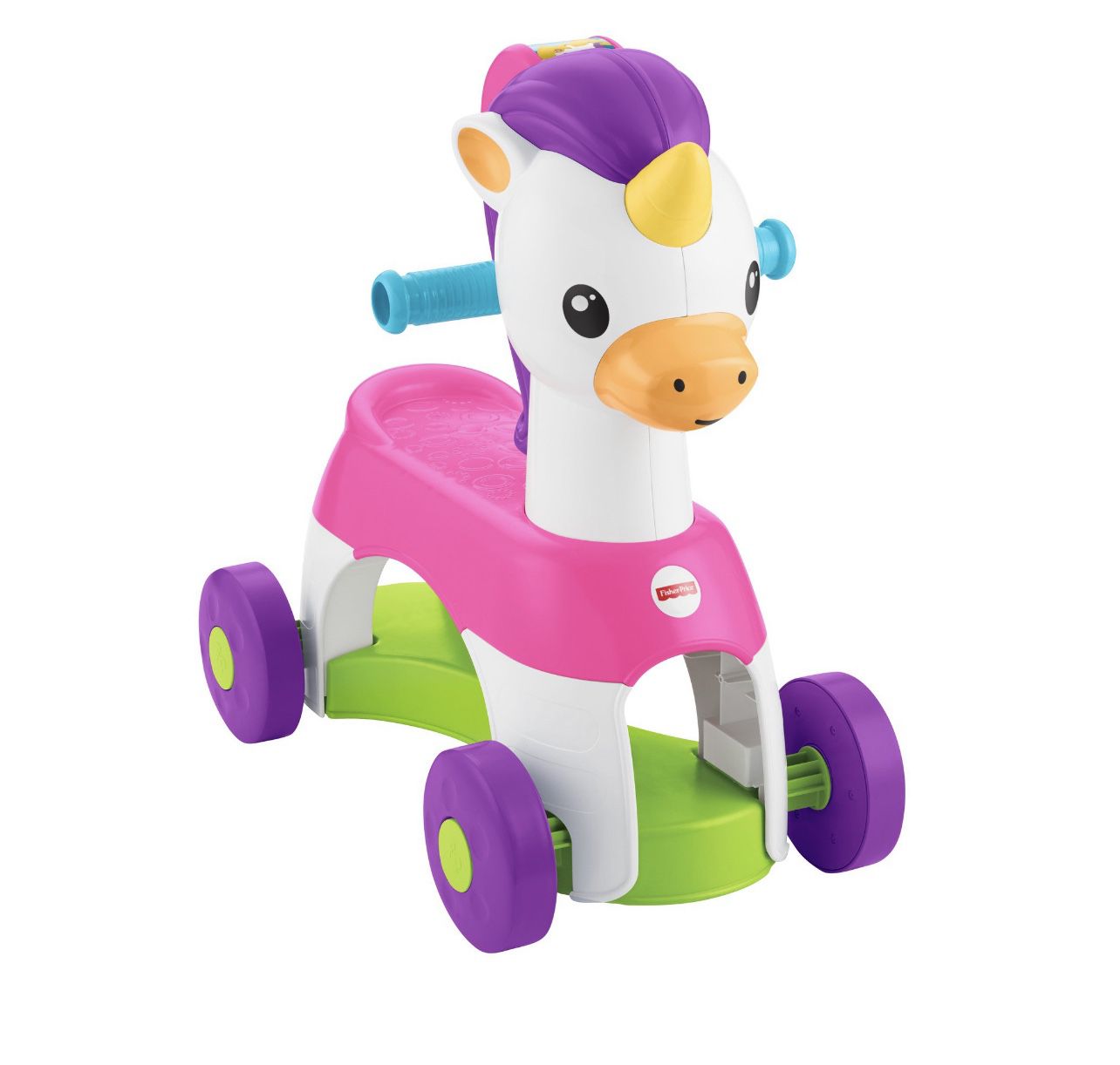 Fisher-price Rollin ‘ Tunes Unicorn With Music Phrases & Sounds 