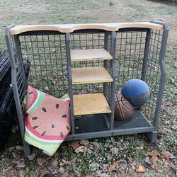 metal gym storage rack