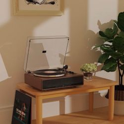 Brand New Record Player Never Used Wooden Classy