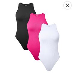 3 Brand New Women’s Bodysuits Sz XS