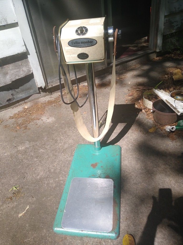 Vintage Vitamaster Exercise Machine Massager Belt Machine Vibrator