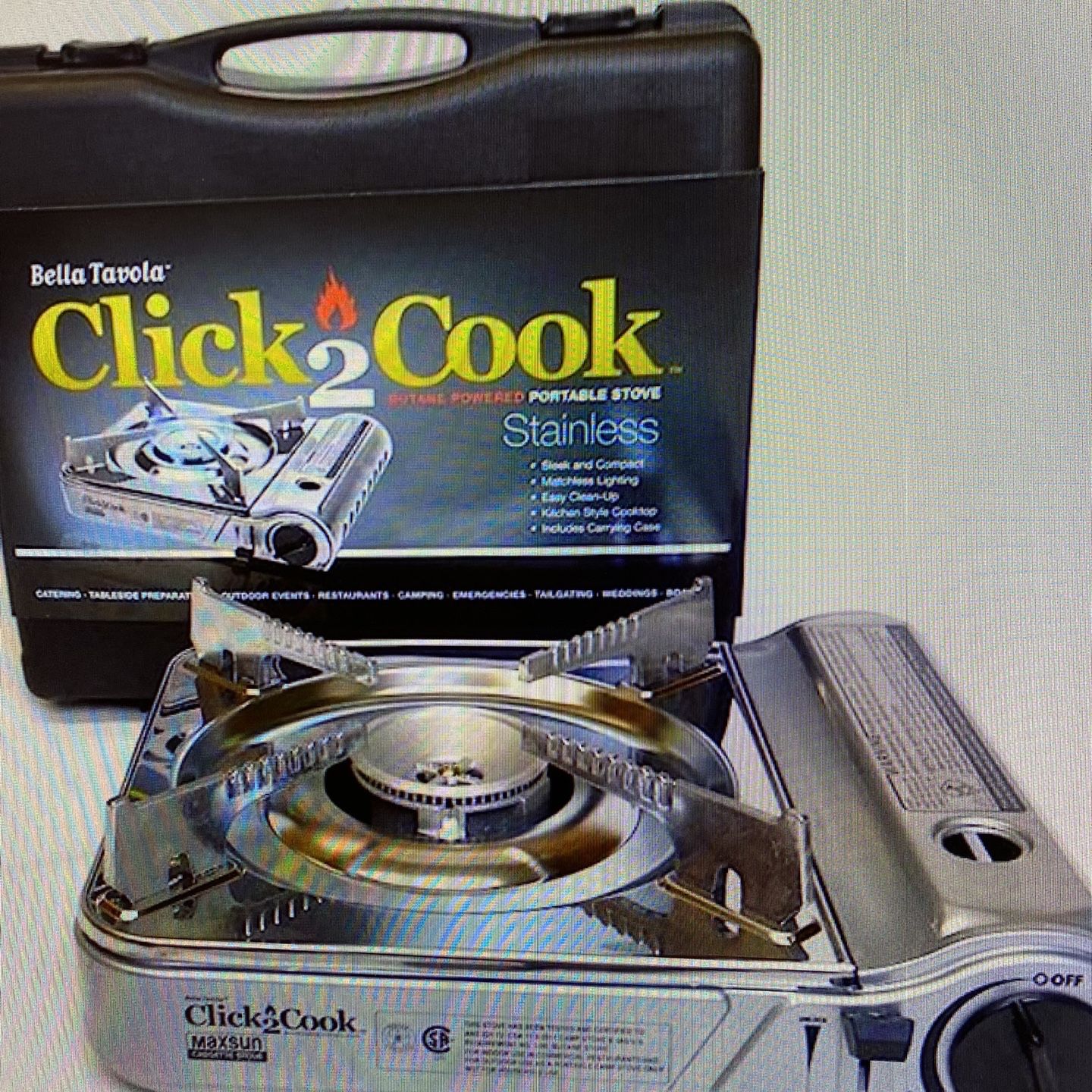 Click 2 Cook Portable Stove - Wall Lenk Corporation