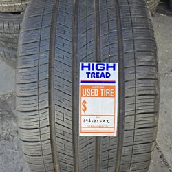 (1) 295 35 22 Michelin Tire 