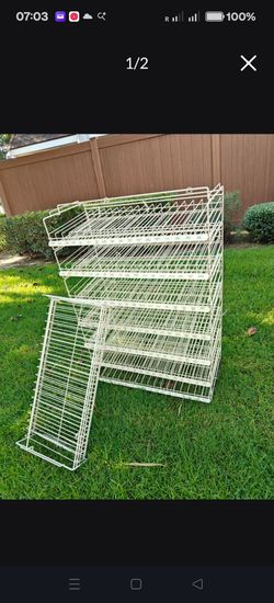 (8) Eight Tiers 30Wx14Dx50H inch  Stackable Heavy Duty Rack