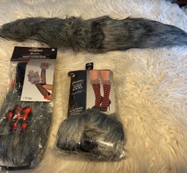 Storybook Red Riding Hood Wolf Costume Accessory Set