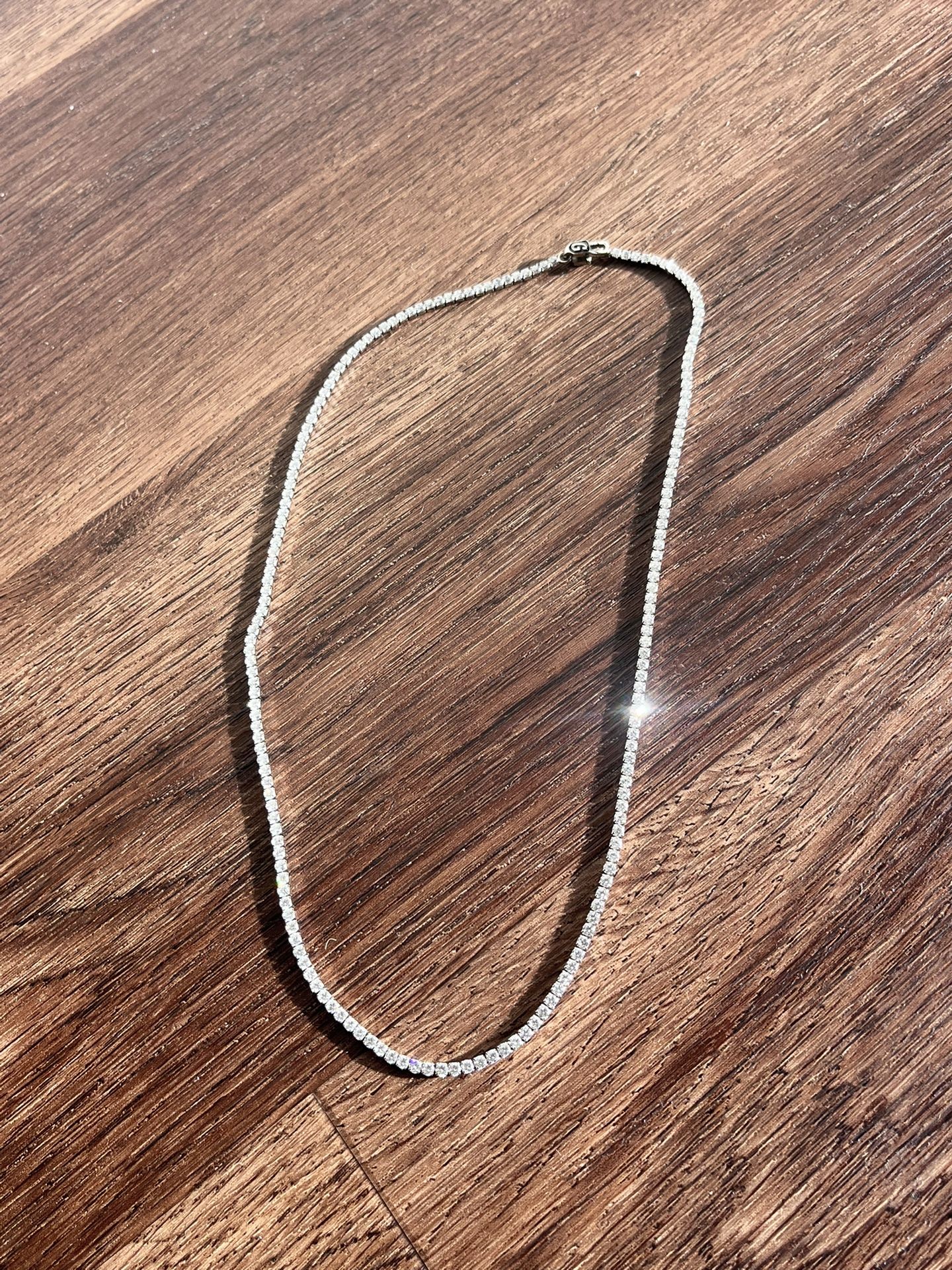 Never Worn 14k White Gold Chain Plated 20"