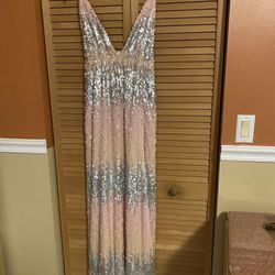 New Showpo Dressy Multi Sequin Dress Size 6