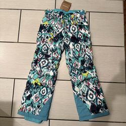 New!Girls Junior Size Large (12) Patagonia Snowbelle Snowboarding Pants 