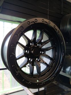 17x9 lock rims 6 lug 6x139 6x5.5 on new tires 285 70 17