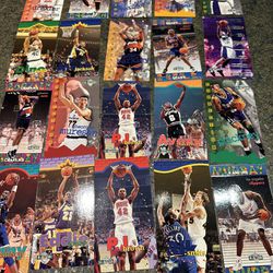 Lot Of 20 Extra Big Basketball Cards