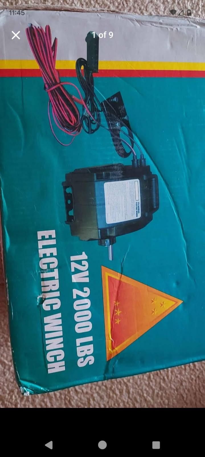 Electric Winch For Off Road Car - 12V - Needs To Go ASAP, Good Deal