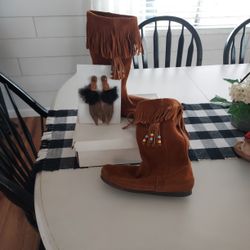 Minnetonka  Leather Boots 