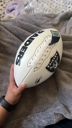 Signed raider football full-size