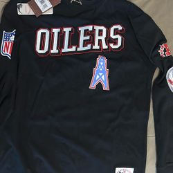 New Oilers Long Sleeve Medium 
