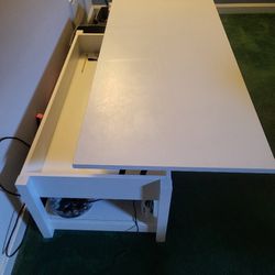 White Functional Coffee Table
