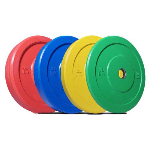 Olympic Rubber Bumper Plates Set - 230lb - 10lb,25lb,35lb ,45lb