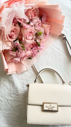 Kate spade bag with flowers