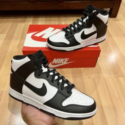 Nike Dunk High Black/ White - Size 9 & 10.5 