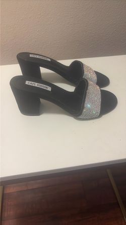 Cape Robbin Rhinestone Slide Heels