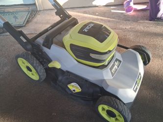 Ryobi electric lawn mower 40V Brushless crosscut 21"multi blade 3 in 1
