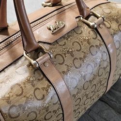 Vintage Celine Diffusion Boston Bag 30