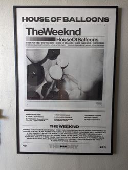 House Of Balloons Poster - Weeknd