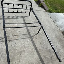 Metal Twin Bed Frame With Twin Mattress