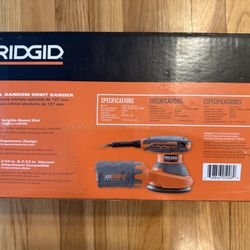 Rigid 3 Amp Corded 5inch Random Orbit Sander 