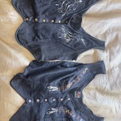 Vintage women biker tank tops