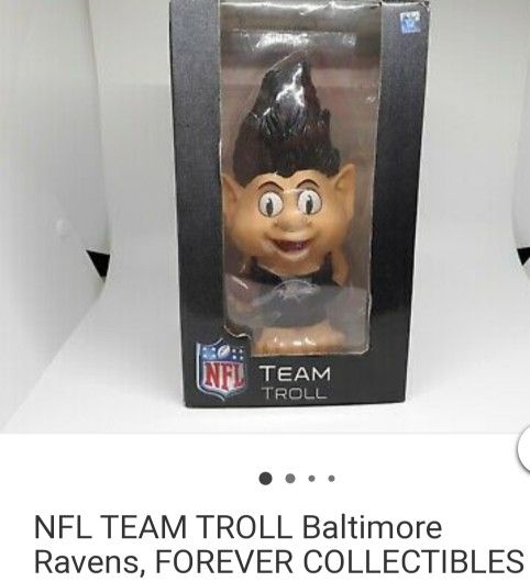 NFL Team TROLL Doll Forever Collectibkes