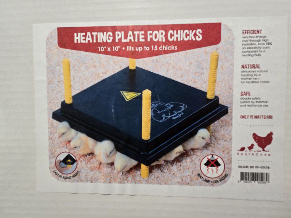 Heating Plate For Chicks 10" X 10"