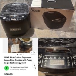 Luxe Multi-function 10cups RICE cooker - Yogurt, Soup, Cake, Meat, Fry Etc.