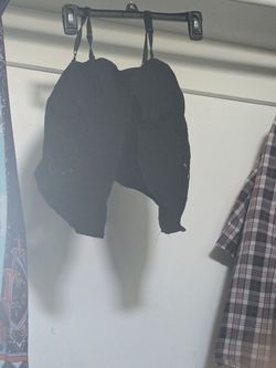 Black Lacey Corset, LARGE, clasps In Front.