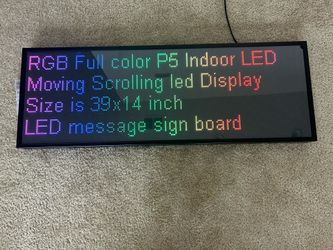 Indoor LED Full Color Sign Board 