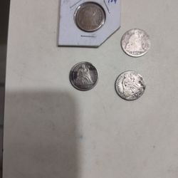 Seated Liberty Dimes