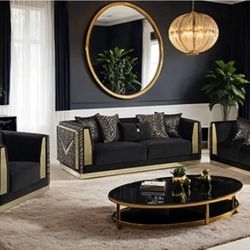 2 PCS SOFA & LOVESEAT SET (BRAND NEW)