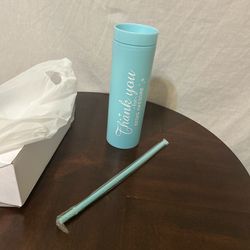 Thank You Insulated Tumbler - Blue