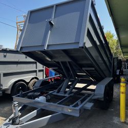 Scissor Lift Dump Trailer 