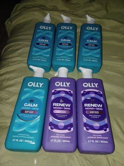 OLLY Mood + Skin Body Wash Bundle of 6