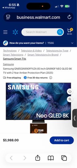 Samsung 85-Inch Neo QLED 8K Smart TV